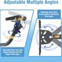 Anautin Starlink Gen 3 Mount Adjustable 180-Degree Installation kit with Waterproof Design Suitable for Wooden Roofs and Walls, ensuring Optimal Satellite Internet Signal Alignment.