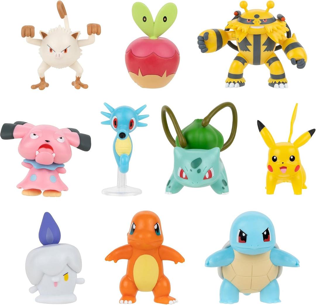 Pokémon Battle Figure 10 Pack – Nine 2-inch Battle Figures and One 4.5-inch Battle Figure