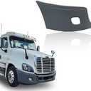 Right Bumper End Cap Compatible with 2008-2017 Freightliner Cascadia Bumper Cover End Corner Extension With Fog Light Holes
