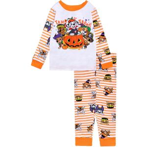 Nickelodeon boys Paw Patrol | Baby Shark 2-piece Loose-fit Pajama Set, Soft & Cute for Kids