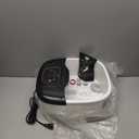 Foot Spa Bath Massager with Heat, Epsom Salt,Bubbles, Vibration and Red Light, Tub for Stress Relief,Foot Soaker, Christmas Gifts Birthday Gifts for Mom Dad Women Men Her Him (Black/White)