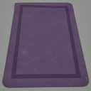 chakme Bathroom Mat Rugs 24x16, Ultra Thin Magic Mat Bathroom Rug Non Slip Bath Rugs Quick Dry Absorbent Bath Mats for Bathroom Floor, (Purple, 24"x16")