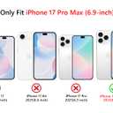 Lovmooful for iPhone 17 Pro Max/iPhone 18 Pro Max Case Bowknot-White Conch