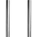 Qivine 2Pcs Telescopic Support Pole, Adjustable 11'' - 20'' Length Support Pole Rod, Stainless Steel Cabinet Jack Supports System with Up to 660 Lbs Rust-resistance for Cabinet Sofa Sink (38-52cm)