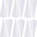Bright Creations 12 Pack Foam Cones for Crafts, DIY Art Projects, Handmade Gnomes, Trees, Holiday Decorations (2 x 4 in, White) - Foam Cone