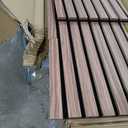 RITOLLO Wood Slat Panels for Wall 2-Piece 94.5"11" Acoustic Panels for Interior Wall Decor 3D Fluted Sound Absorbing Panel - Natural Walnut