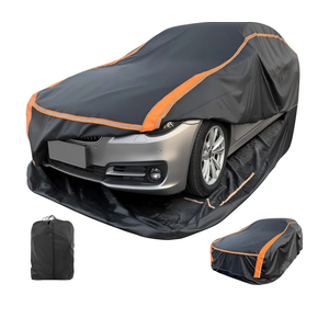 Patented Fully Enclosed Car Cover Waterproof All Weather 2-in-1