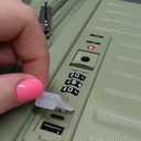 HanTrip Hard Shell 20 Inch Carry on Luggage Expandable Travel Luggage, TSA Approved Luggage with Cup Holder Charger Built in, Lightweight Small Suitcases with Wheels, Bamboo Green