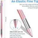 Pencil Stylus for iPhone 17/16/15/14/X Pro Max Pen, Minilabo Touch Screens Active Stylus Digital Pen with 1.5mm Ultra Fine Tip Stylist Pen for iPhone 17/16/15/14/X Pro Max Pencil, Pink