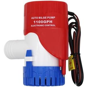 YQMIGU Automatic Bilge Pumps For Boats 12V,1100GPH Flow Rate, Simple And Reliable Design, Suitable For Yachts, Fishing Boats, And Waterlogged Areas In Households