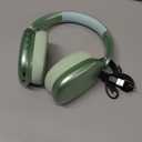 Wentronic Y01 Wireless Noise Canceling Headphones Bluetooth 5.3 Over Ear Headphones with Microphone, Hi-Res Audio, 48H Playtime, Foldable Comfortable Earpads,Compatible with iOS,Android,PC, Green