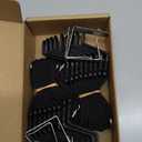 Perfect Curve CapRack | Over-The-Door Hat Organizer for Baseball Caps | 2 Straps, Holds 18-36 Adjustable Caps | Black