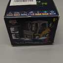 GRANTLEY Remote Control RC Forklift Cranes, Engineering Vehicle Fork Truck, 2 in 1 Transform Lift Fork & Hook, w/Boxes/Sound and Light, Forklift Toy RC Construction Vehicles Toy Gift for Kids