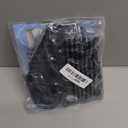 Waterproof Dog Boots for Dogs -Dog Paw Protectors Dog Suspender Boots Anti-Slip Pet Shoes for Outdoor Walking, Reflective Stay-On,Dirt-Proof Comfortable Booties (Black, Medium)