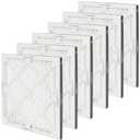 Amazon Basics 14x14x1 Air Filter 6-Pack, MERV 11 AC Furnace Filters, Allergy Control, Removes Dust, Pollen and Lint (Actual Size: 13.75" x 13.75" x 0.75")