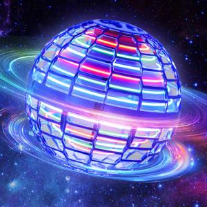 MERRYHOME Flying Orb Ball Toys: 360Rotating Hand Controlled Drone Orbit, 2025 Cool Toys, Gifts for 6 + Year Old Kids (Blue ,3.3 inches)