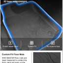 KIWI MASTER Floor Mats for 2018-2026 Jeep Wrangler JL 4-Door, OEM Replacement 82215203AE, Custom Fit All Weather Car Mats, Heavy Duty TPE Floor Liners, Front & Rear 2 Row, Black