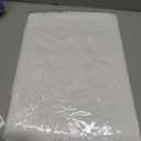 Decor Linens 90 x 132 Inch Rectangular Polyester Tablecloth with Oblong Corners, Weddings, Trade show, Banquets, Home, White