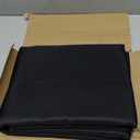 sancua 2 Pack Black Tablecloth 60 x 102 Inch, Rectangle 6 Feet Table Cloth - Stain and Wrinkle Resistant Washable Polyester Table Cover for Dining Tables, Buffet Parties and Camping