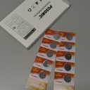 40 Pack CR2032 Batteries, 3V Lithium Coin Battery for Small Electronic Devices, 5 Year Shelf Life