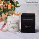 2 x 20 Year Anniversary Candle Gifts, Best 20th Wedding Anniversary Couple Her Him Wife Husband Women Gifts