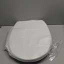 Non-Electric Bidet Toilet Seat, Self-Cleaning Dual Nozzles, Soft-Close Lid, Easy-Install Elongated White Attachment