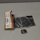 10-Pack 4-Inch x 4-Inch Interior Door Hinges with Square Corners, Matte Black, Heavy Duty Steel Construction, Left- or Right-Handed  Design House, 188995