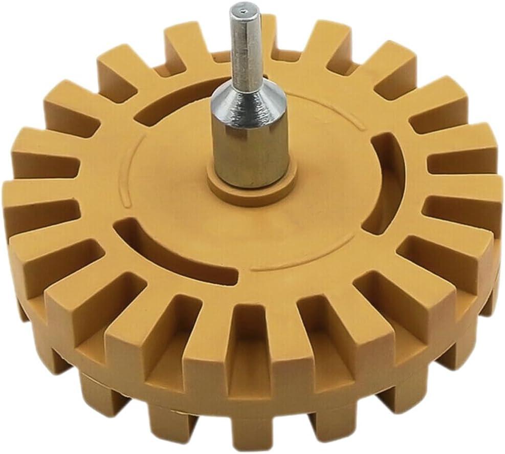 Eraser Wheel for Drill Rubber Adhesive Remover for Car Stickers Decals and Tapes Efficient for Automotive and Home Use