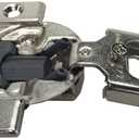 Blum 38N355BE08x50 Compact Soft-Close 1/2'' Overlay Blumotion Hinge, Nickel Finish (Pack of 50, Without Screws)
