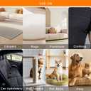 3 x 2-Piece Pet Hair Removal & Grooming Kit: Static Hair Remover Glove for Furniture, Carpet, Couch + Gentle Pet Grooming Glove for Cats & Dogs