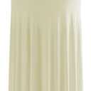 30 inches 32" Highboy Cocktail Round Stretch Spandex Table Cover Table Skirt High Top Tablecloth (30"-32" Dia x 43", Ivory)