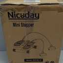 Niceday Steppers for Exercise, Stair Stepper with Resistance Bands, Mini Stepper with 300LBS Loading Capacity, Hydraulic Fitness Stepper with LCD Monitor