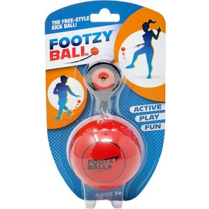 blue orange Soccer Ball Foot Fidget, Sport Toy, Solo Active Play, Special Needs Ball, Stress Ball, Kick Practice Training Workout for Football, Soccer Players, FootzyBall Games