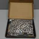 Heavy Duty Grommet Tool Kit with 1/2 Inch Die and 300 Sets of 12MM Grommets,Handheld Manual Eyelet Tool Rivet Press Punch Pliers for Leather Canvas Fabric