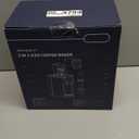 SHARDOR Single Serve Coffee Maker 2.0, Hot and Iced Coffee Machine for K Cup Pods & Ground Coffee, 6 to 14 oz Brew Sizes, 50 oz Removable Water Tank, Bold Brew Setting, Stainless Steel, Black