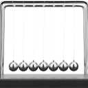 QLKUNLA Newtons Cradle Balance Balls Science Physics Gadget Desktop Decoration Kinetic Motion Toy for Home and Office(7 Beads) (7 Beads)