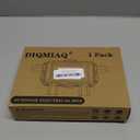 Small Outdoor Electrical Box (inner7.3 * 5.1 * 1.6) with Clear Waterproof Shield,Waterproof Extension Cord Cover,Weatherproof Connection Box with 4 Cable Entry for Plug,Connector (1 PCS,Black)