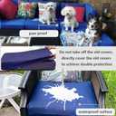 Outdoor Cushion Covers Replacement 10 Pcs Patio Cushion Covers fit for 4-Seater Wicker Rattan Sectional Couch Sofa Outdoor Cushion Slipcovers Set Seat and Back Cover Only, Grey Heather