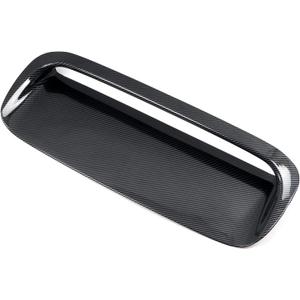 HIGH FLYING for Subaru WRX STI 2015-2018 Car Accessories Front Hood Scoop Vent Cover Bonnet Trim ABS Carbon Fiber Grain 1pc