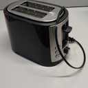 Hamilton Beach 2 Slice Extra Wide Slot Toaster with Bagel & Defrost Settings, Shade Selector with 7 Browning Levels, Toast Boost, Auto Shutoff, Black & Stainless Steel 