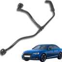 Radiator Overflow Hose Cooling Breathe Tube Fit for Audi A4 2017-2020 A4 Quattro 2017-2021 A5 Quattro 2018-2020 A5 Sportback 2018-2020 Coolant Expansion Tank Bypass Line # 8W0121081AN