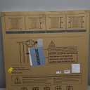 Cumbor 29.7-40.6" Baby Gate for Stairs, Mom's Choice Awards Winner-Dog Gate for Doorways, Pressure Mounted Auto-Close Pet Gates for Dogs Indoor, Safety Child Gate with Easy Walk Thru Door, White