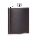 TOX TANEAXON Stainless Steel Hip Flask, 18 oz, Coffee, Large Capacity, Leather Wrapped