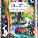 Monthly Planner 2026-2027 - Jan. 2026 - Jun. 2027, 18 Month Calendar 9" x 11", Large Monthly Planner 2026-2027 with Tabs, Spiral Bound Planners for Office School and Home Organizing