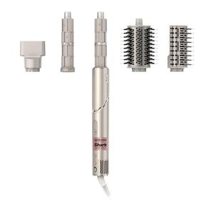 Shark HD430REF (Refurbished) FlexStyle Air Styling & Drying System, Powerful Hair Dryer Brush & Multi-Styler with Auto-Wrap Curlers, Paddle Brush, Oval Brush, Concentrator Attachment, Stone 