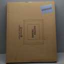 22x28 Frame Set of 2, Rustic Black Wood Style - Display 18x24 Picture Frame with Mat or 22 x 28 Poster Frame without Mat, Wall Mounting Horizontal and Vertical