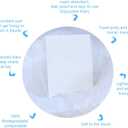 Disposable Potty Liners Travel Leak-Proof Bags for Kids Children and Toddlers, Drawstring Training Toilet Seat Liner Bags Absorb Odors & Water Strongly(60 Count)