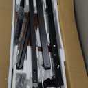 Electric Standing Desk,48x24 Inches Adjustable Height Stand up Desk, Sit Stand Home Office Desk with Splice Board, 3 Preset Heights,Equipped with Hooks,Ergonomic Computer WorkstationBrown