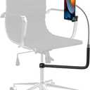 CTA Gooseneck Chair Clamp  Universal Clamp Stand for Desk Chairs w/ Clamp & Gooseneck for iPad 10th Gen 10.9" - iPad Mini - iPad Pro - Galaxy Tab S2 & Other 7-13Inch Tablets - Black (PAD-CHAIRPB)