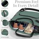 Tennis Bags for Women Men - Sleek Tennis Racket Bag for Sports Accessories with 2 Detachable Racket Cases - Gym Sling Bag, Pickleball Racquet Sling for Beginner Pro Players